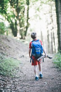 Walking with children